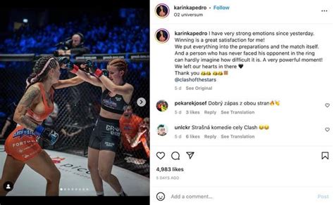 karina pedro flashes crowd|Two MMA fighters surprise crowd as they kiss during。